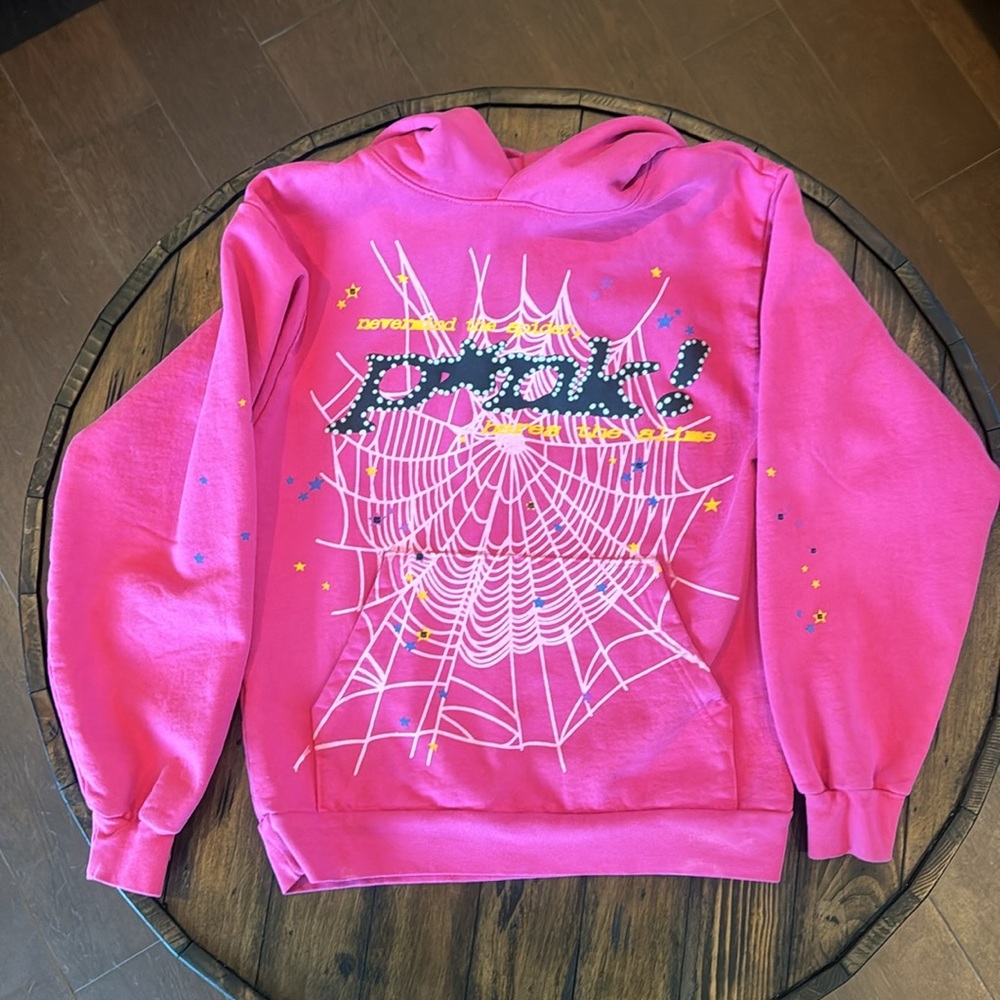 Pink Graphic Hoodie